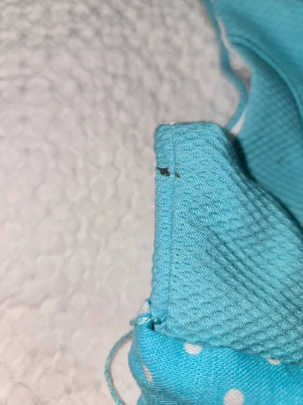 Neck & Neck Girls Aqua Blue Textured Party Dress Size 4-5Y Bow Sash Easter Weddi